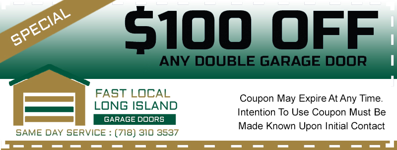 $100 garage door repair long island coupon
